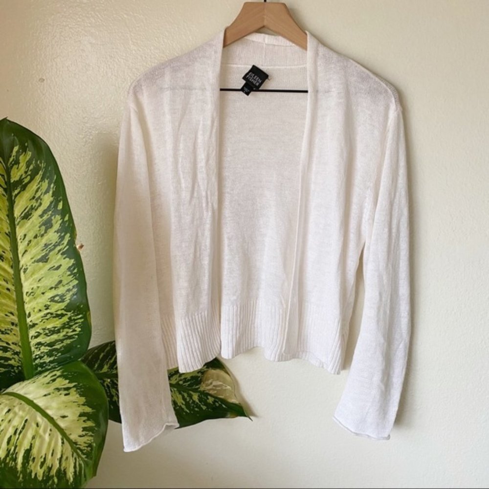 Eileen Fisher 100% Linen Cardigan